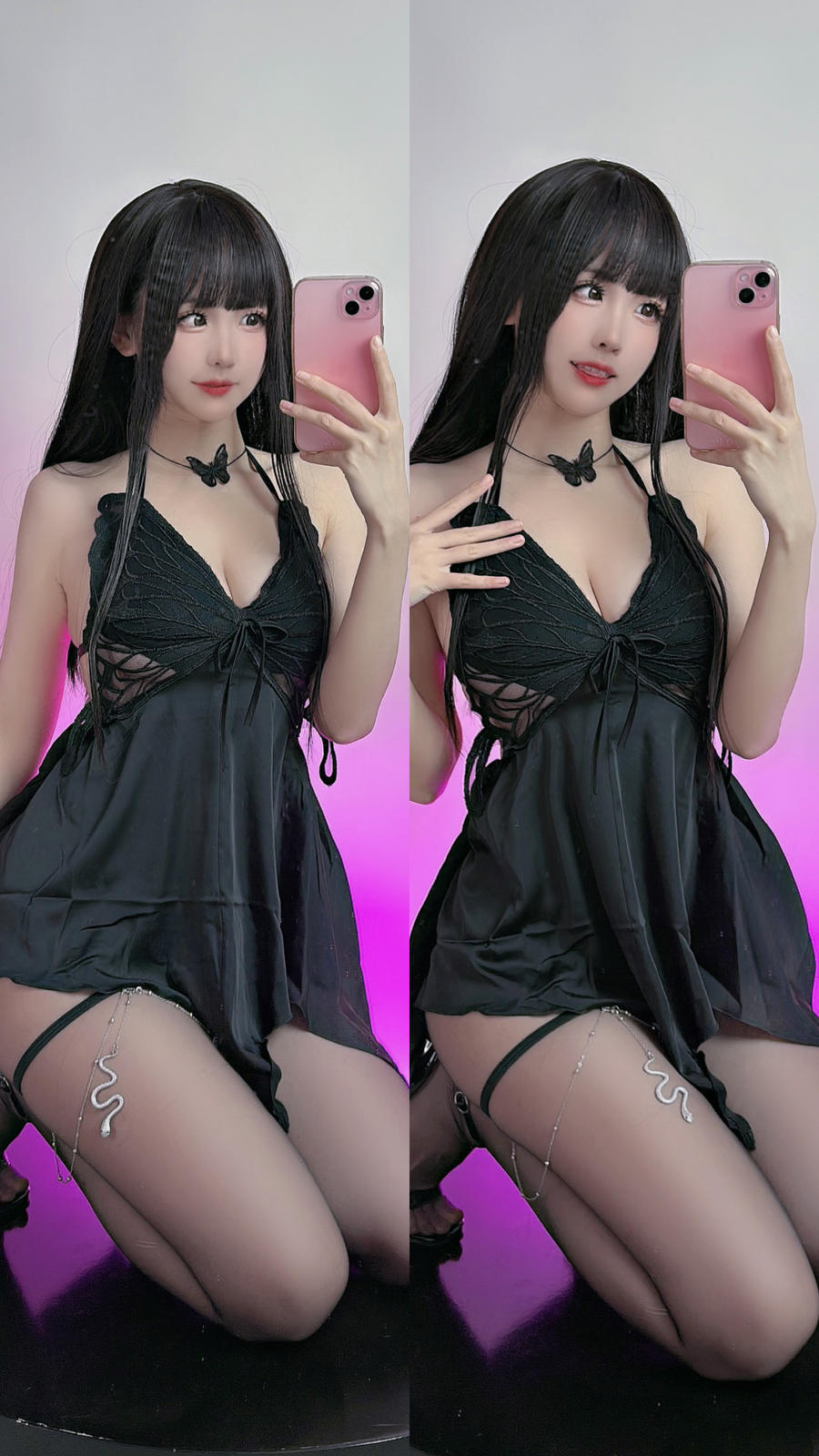 miko酱ww-No.047 – 黑丝吊带服-在线看 第1张 miko酱ww-No.047 – 黑丝吊带服-在线看 第1张