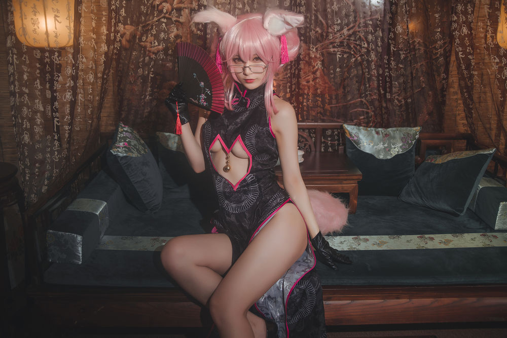 铁板烧鬼舞w-No.024-玉藻前黑旗袍-在线看 第1张 铁板烧鬼舞w-No.024-玉藻前黑旗袍-在线看 第1张