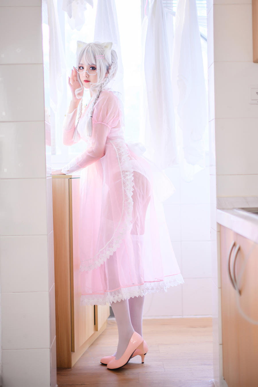 Akisoso秋楚楚-No.023-粉色透明女仆-在线看 第1张 Akisoso秋楚楚-No.023-粉色透明女仆-在线看 第1张