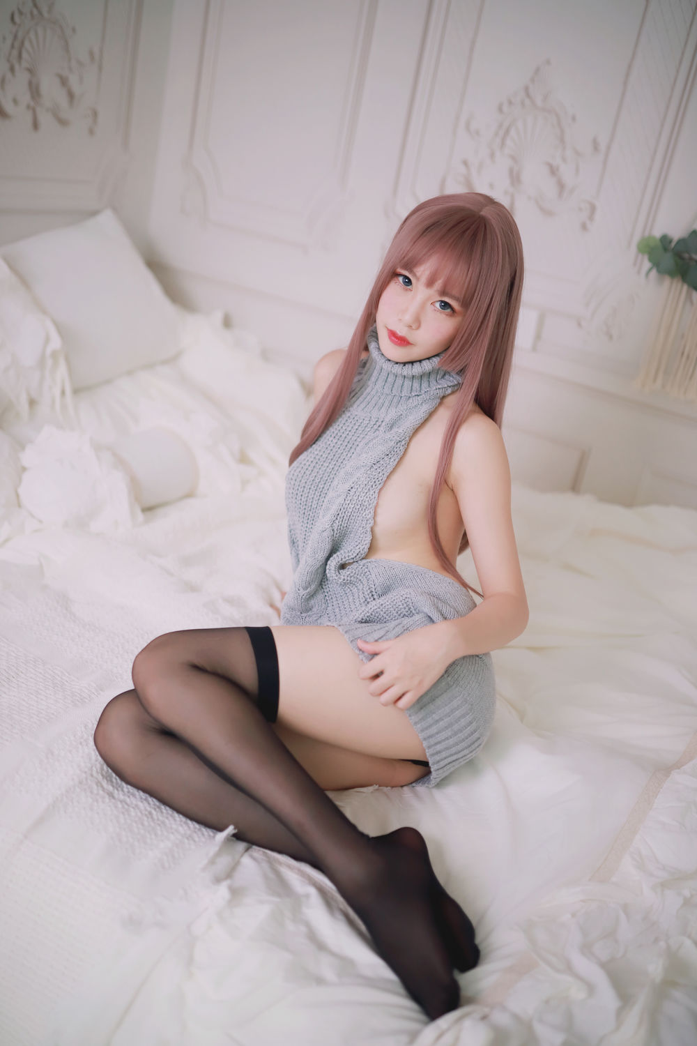 抖娘-利世-No.045-漏背毛衣-在线看 第3张 抖娘-利世-No.045-漏背毛衣-在线看 第3张