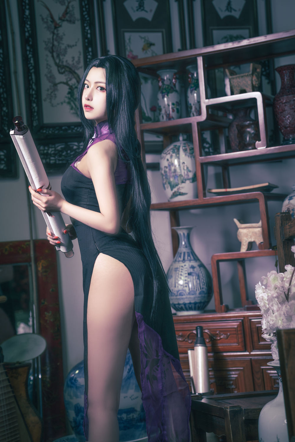 Shika小鹿鹿-No.022-万花旗袍-在线看 第3张 Shika小鹿鹿-No.022-万花旗袍-在线看 第3张