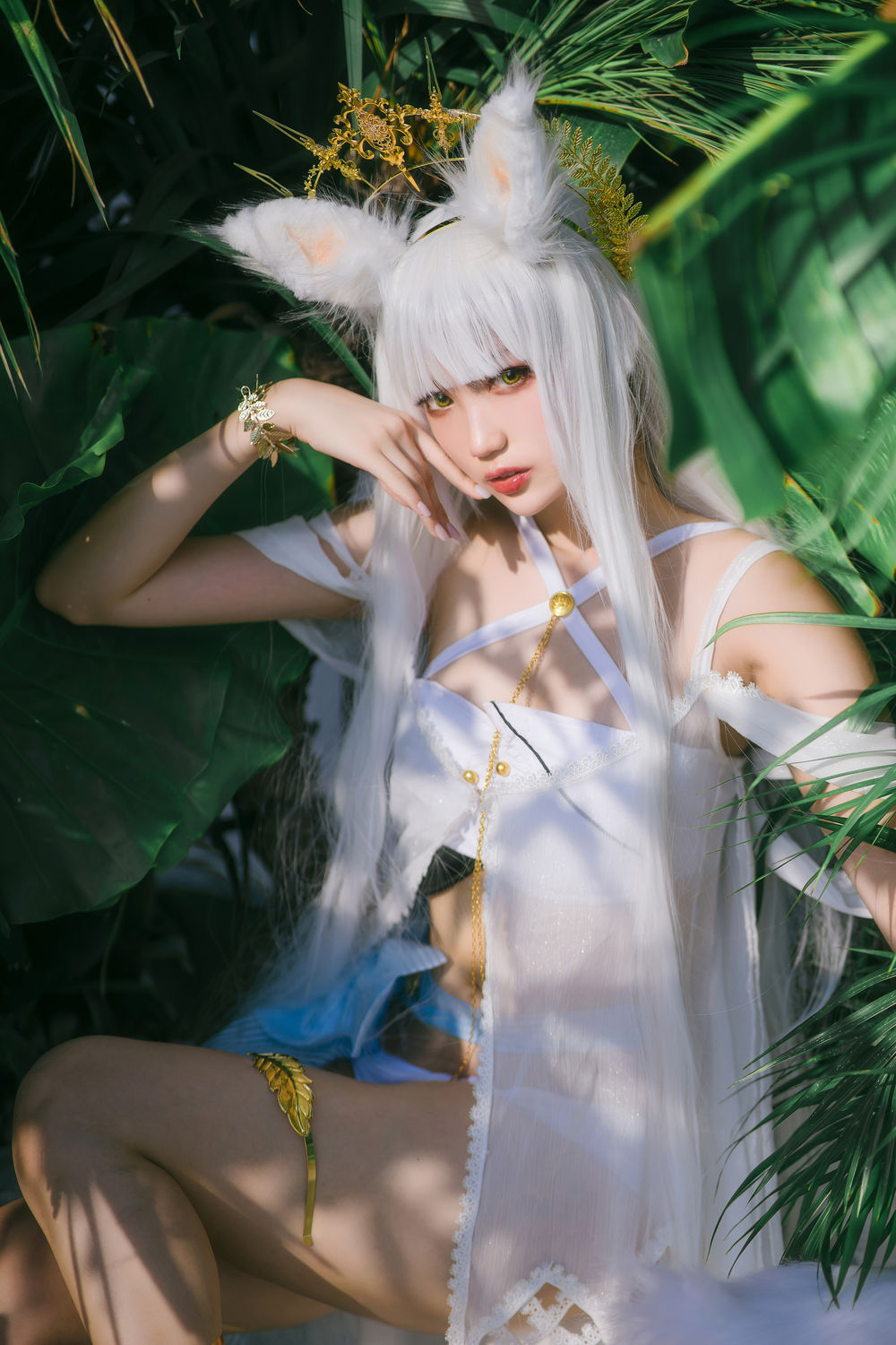 周叽是可爱兔兔-No.013-白金泳装-在线看 第3张 周叽是可爱兔兔-No.013-白金泳装-在线看 第3张