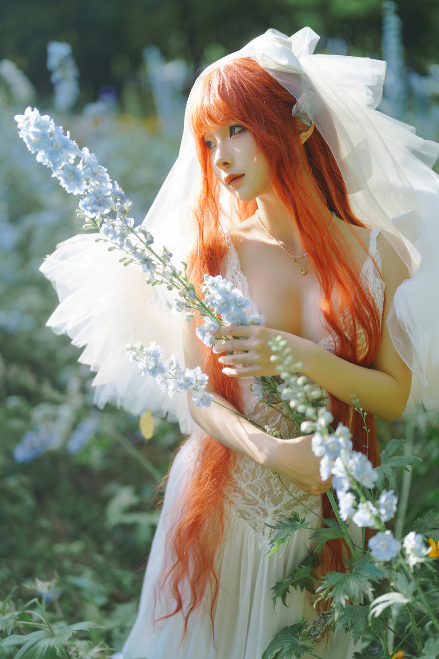 蠢沫沫-No.356 – 花丛婚纱-在线看 第2张 蠢沫沫-No.356 – 花丛婚纱-在线看 第2张