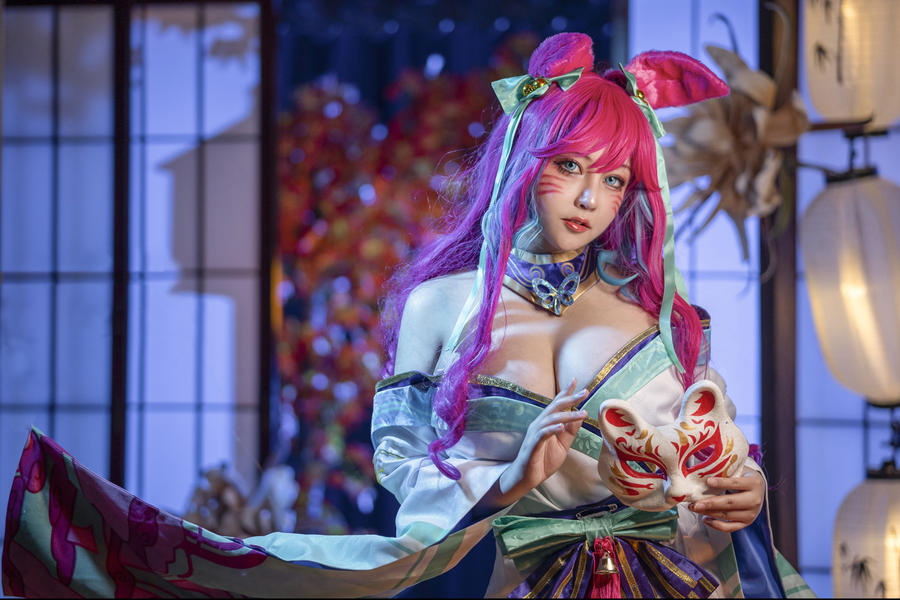 KANEKO_咔喵-No.037 – 英雄联盟 灵魂莲华 阿狸-在线看 第1张 KANEKO_咔喵-No.037 – 英雄联盟 灵魂莲华 阿狸-在线看 第1张