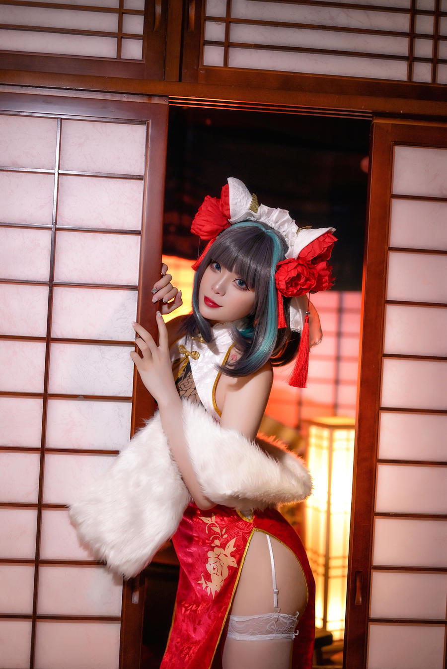 Zyra秋-No.008 – 碧蓝航线 柴郡 红旗袍-在线看 第1张 Zyra秋-No.008 – 碧蓝航线 柴郡 红旗袍-在线看 第1张