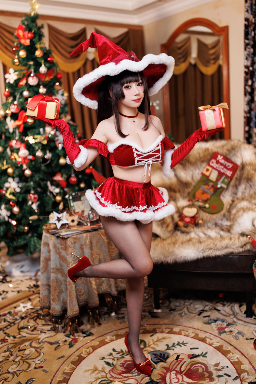 胡桃的朋友圈(胡桃喵)-No.042 – 魔女 圣诞夜-在线看 第3张 胡桃的朋友圈(胡桃喵)-No.042 – 魔女 圣诞夜-在线看 第3张