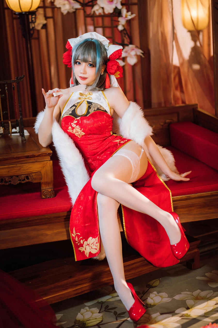 焖焖碳-No.050 – 碧蓝航线 柴郡旗袍-在线看 第2张 焖焖碳-No.050 – 碧蓝航线 柴郡旗袍-在线看 第2张