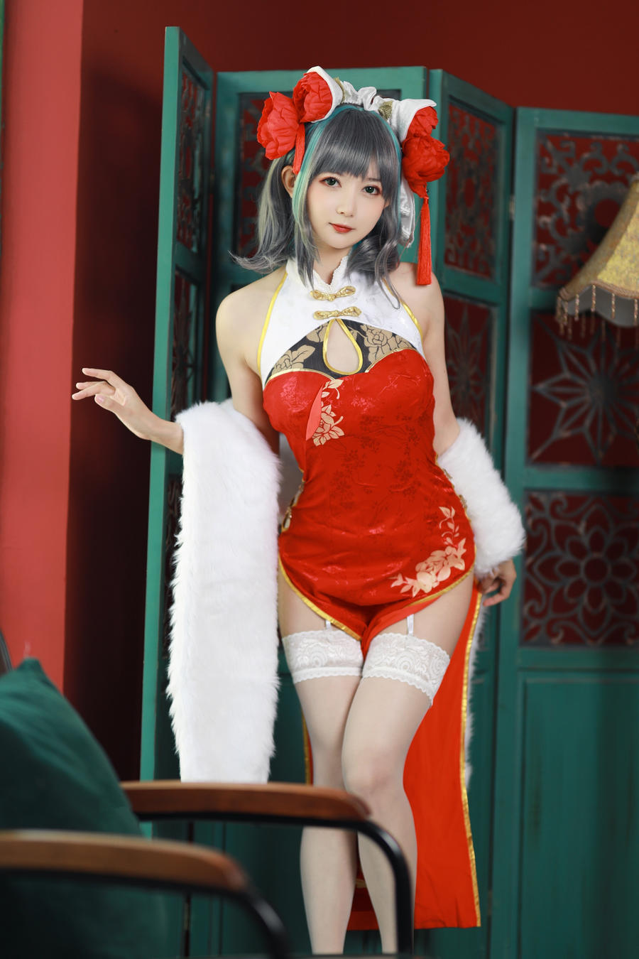 51酱-No.023 – 碧蓝航线 柴郡 新春旗袍-在线看 第3张 51酱-No.023 – 碧蓝航线 柴郡 新春旗袍-在线看 第3张