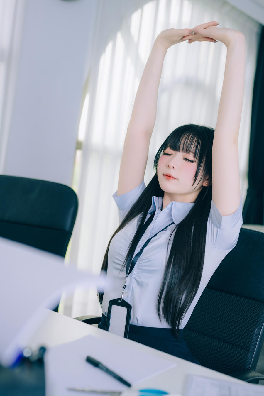 霜月shimo-No.124 – DL版写真集 Shimo’ Secret Office Vol.02-在线看 第2张