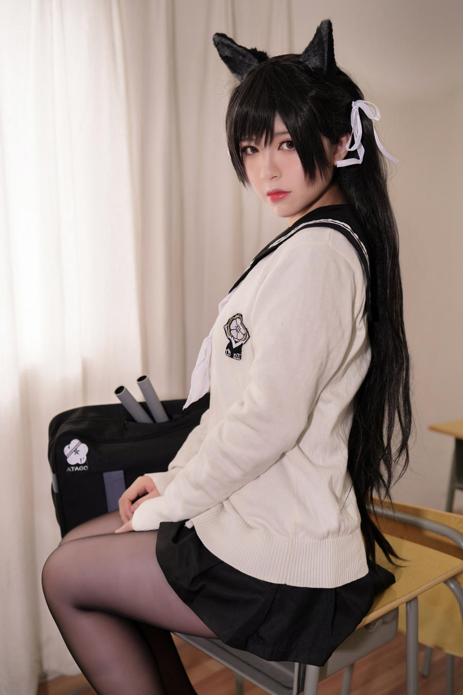 半半子-No.083 – 碧蓝航线 爱宕 学园幻想曲-在线看 第2张 半半子-No.083 – 碧蓝航线 爱宕 学园幻想曲-在线看 第2张